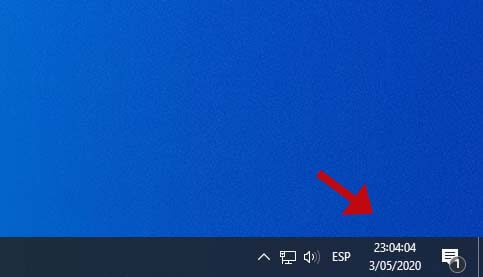 Cómo mostrar los segundos en el reloj de Windows 10